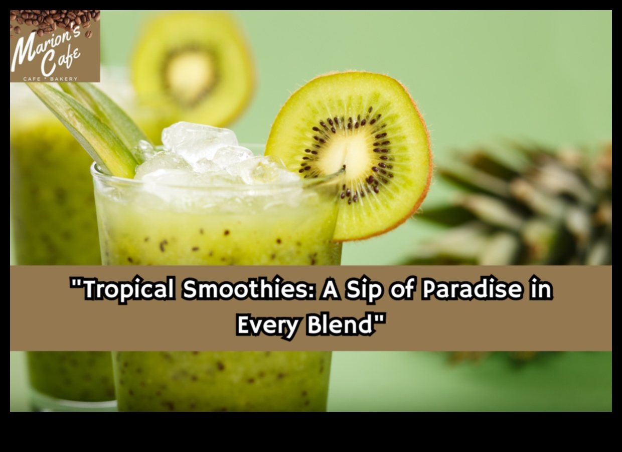 Tropical Escape: Μεταφέρετε τον εαυτό σας με Smoothies εξωτικών φρούτων