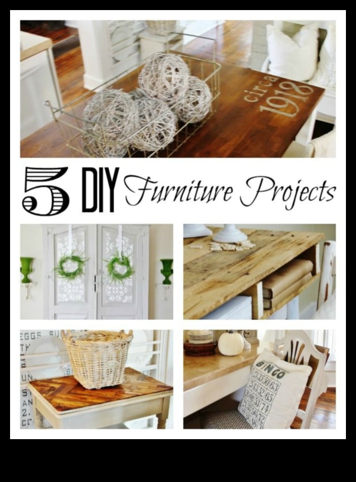 Χειροτεχνίες DIY για έπιπλα DIY: Δημιουργήστε τη δική σας διακόσμηση σπιτιού