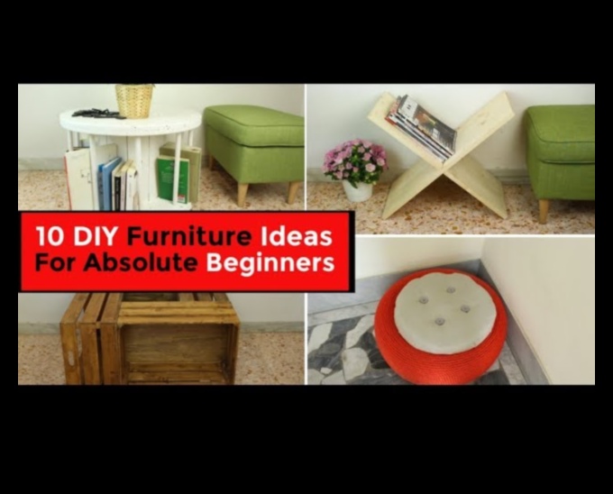 Χειροτεχνίες DIY για έπιπλα DIY: Δημιουργήστε τη δική σας διακόσμηση σπιτιού